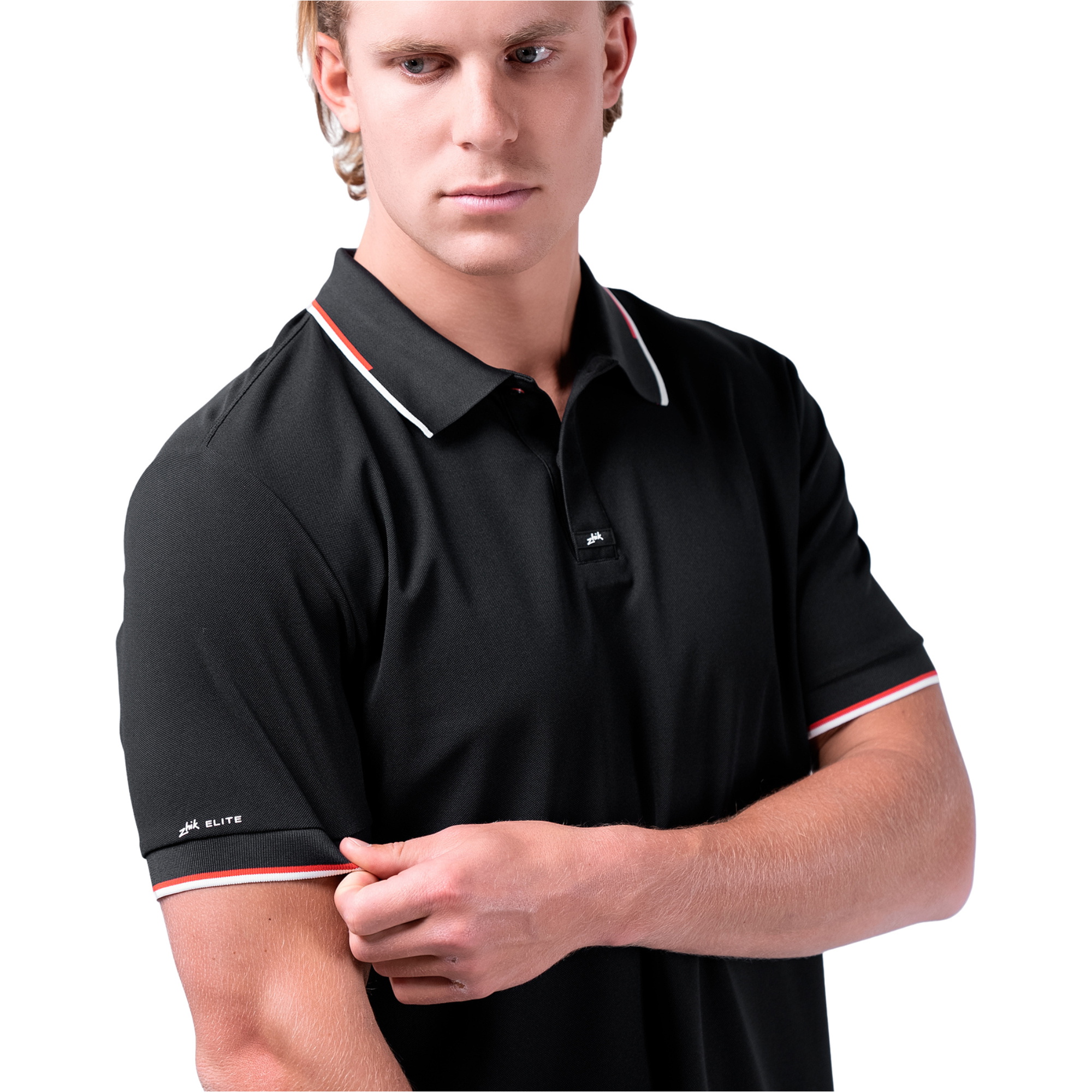 Zhik Männer Elite Active Polo POL-0160-M-BLK - Black